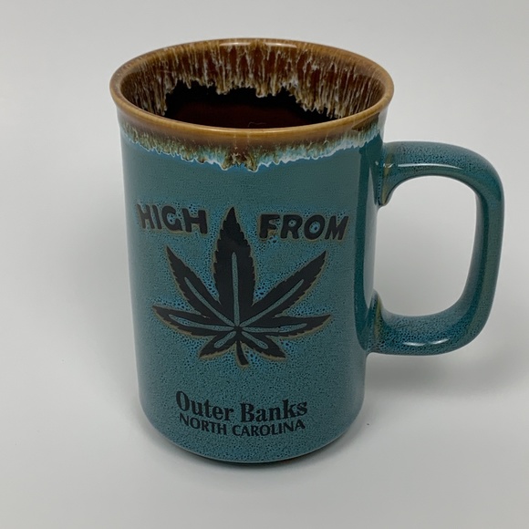 agiftcorp Other - High From Outer Banks North Carolina Blue Mug